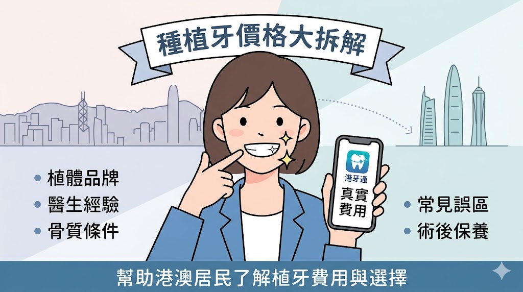 種植牙價格表到底怎麼回事？口腔醫生說出了真相與費用差異關鍵