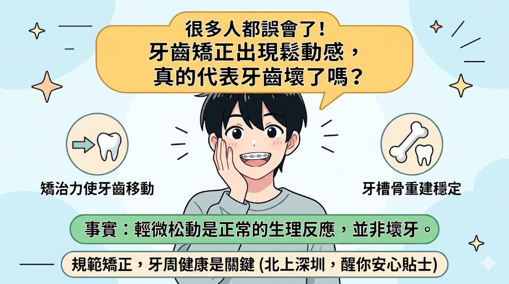 很多人都誤會了！牙齒矯正出現鬆動感，真的代表牙齒壞了嗎？