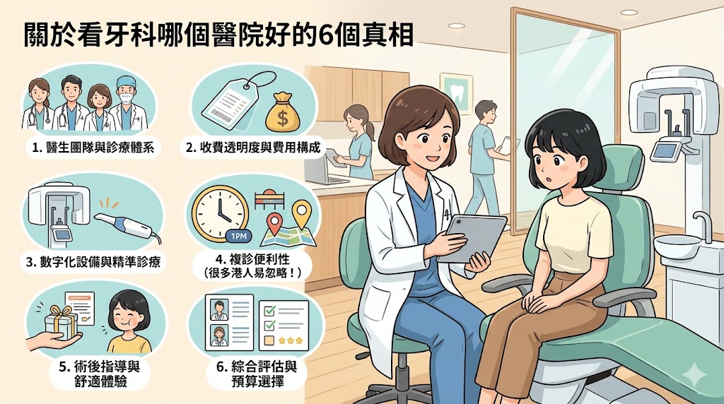 關於看牙科哪個醫院好的6個真相，第4個很多香港人容易忽略