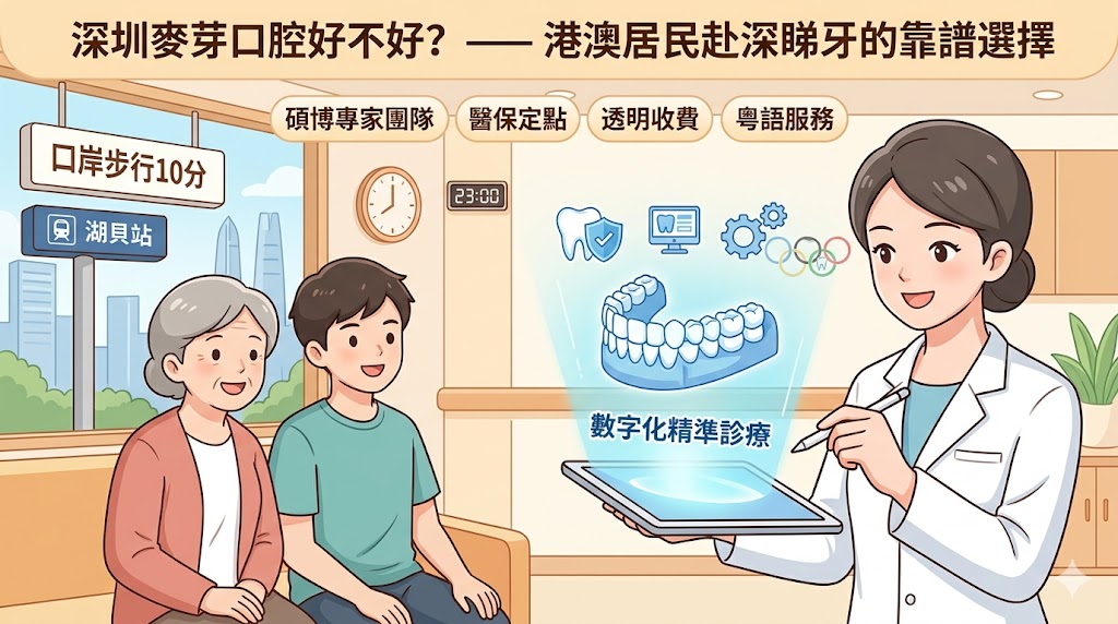 《深圳麥芽口腔好不好？》—— 港澳居民赴深睇牙的靠譜選擇