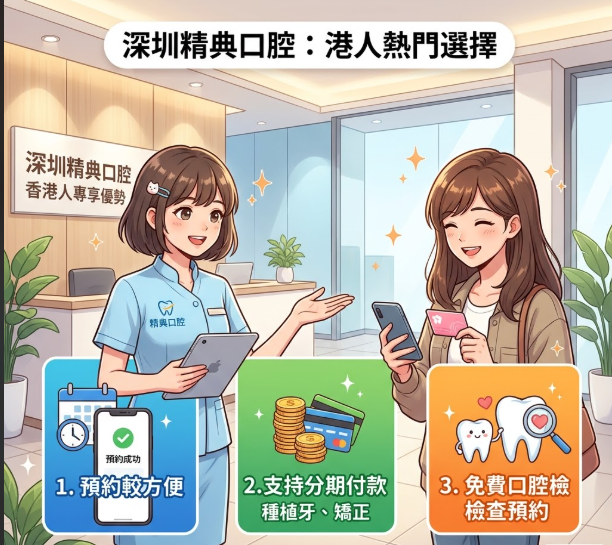 香港人北上深圳睇牙點解越來越多人揀深圳精典口腔？地址、種植牙及矯正服務全面了解